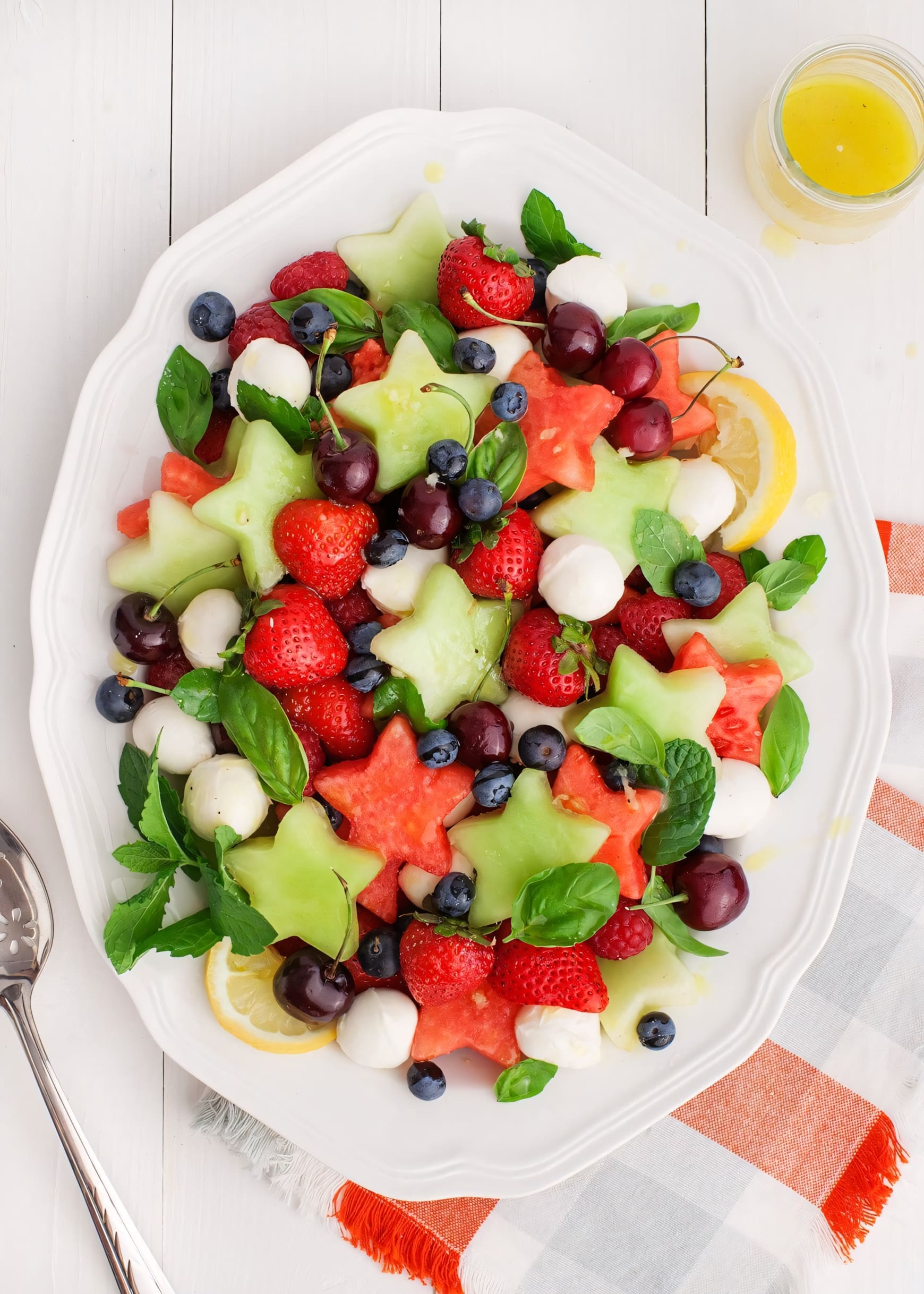 A Festive Fruit Salad with Lemon & Ginger